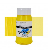 Daler Rowney System3 500 ml Akrilik Boya 675 Process Yellow 